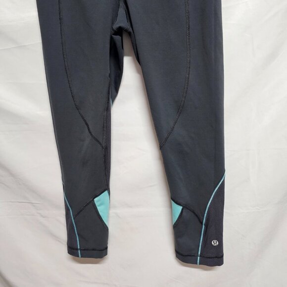 Lululemon Run Crop Women Leggings Size 6 Gray - Picture 13 of 13